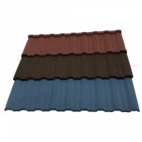 Colorful Aluminum Coated Sheet Stone Coated Metal Tile Pvc Clip Lock Roof Sheets